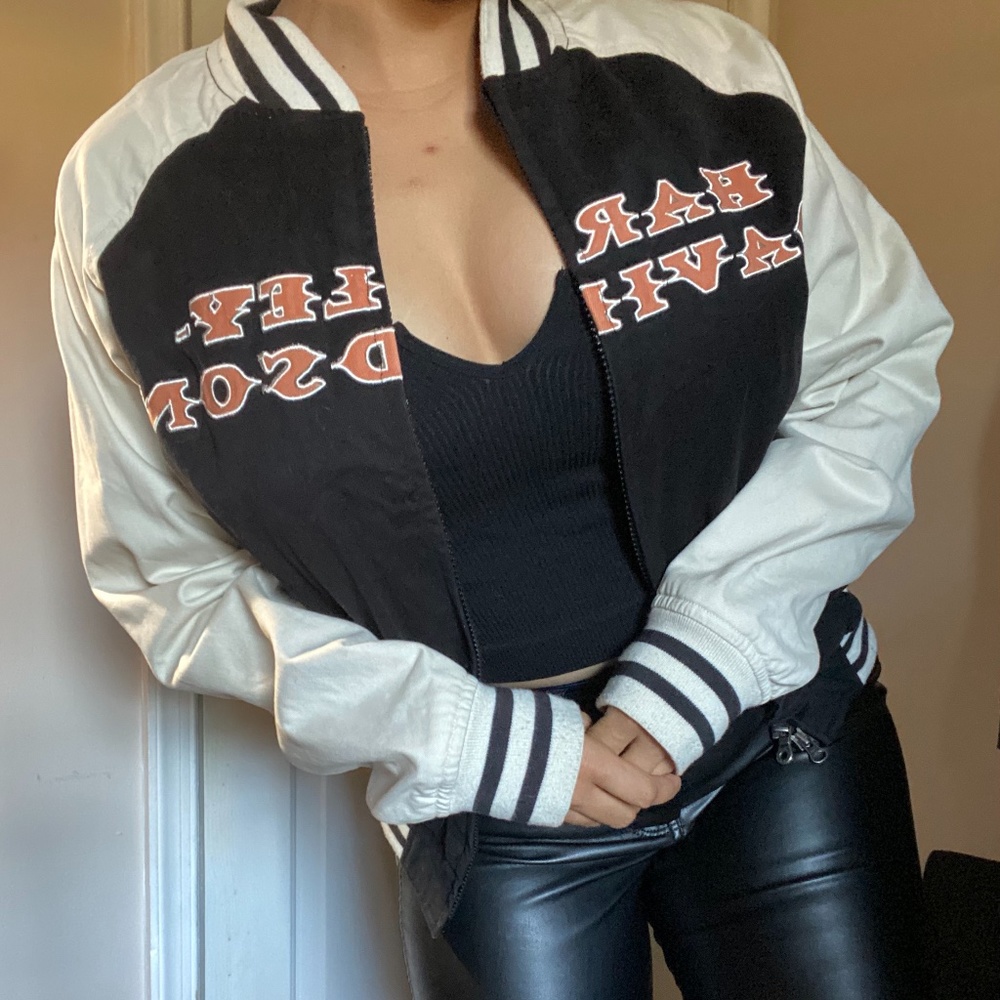 Harley Davidson Varsity Bomber Jacket
